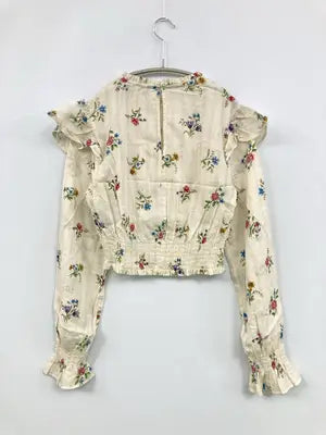 ZARA/ザラ/Tシャツ/カットソー/トップス/アイボリー/XS