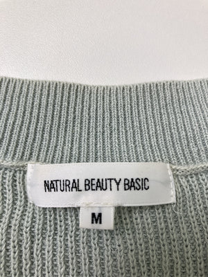 NATURAL BEAUTY BASIC/ナチュラルビューティーベーシック/Tシャツ/カットソー/トップス/ライトグリーン/M