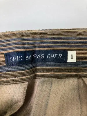 CHIC et PAS CHER/ミモレ/半端丈スカート/スカート/ブラウン/1