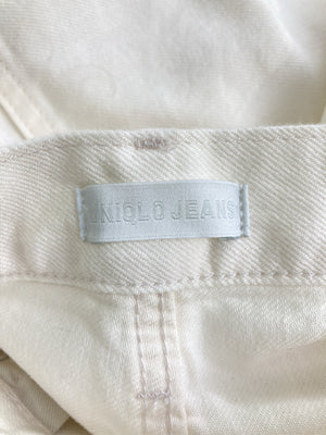 UNIQLO/ユニクロ/デニムパンツ/パンツ/ホワイト/27