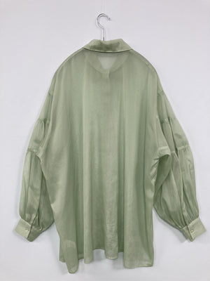 Heather/ヘザー/シャツ/ブラウス/トップス/ライトグリーン/F