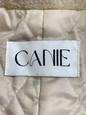 CANIE/ノーカラーコート/ジャケット/アウター/ベージュ/F