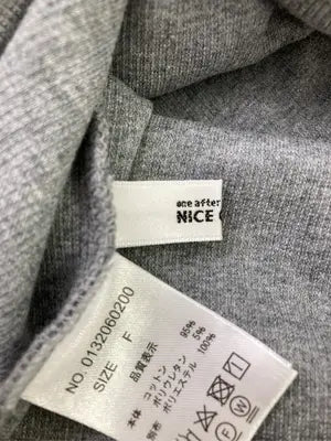 NICE CLAUP/ナイスクラップ/Tシャツ/カットソー/トップス/グレー/F