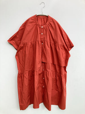 forksy./フォルクシー/シャツワンピース/ワンピース/ドレス/レッド