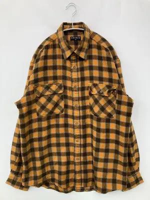 UNIQLO/ユニクロ/シャツ/ブラウス/トップス/ブラウン/L