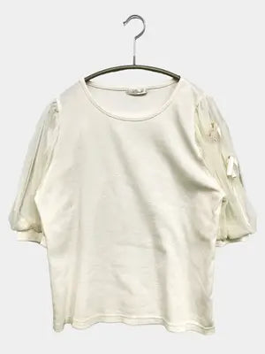 L'espoir/レスポワール/Tシャツ/カットソー/トップス/ホワイト/L
