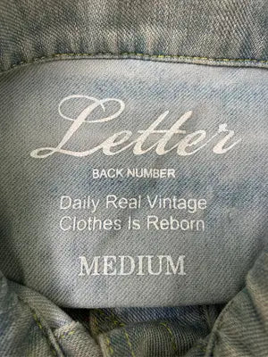 BACK NUMBER/バックナンバー/デニムジャケット/ジャケット/アウター/スカイブルー/MEDIUM