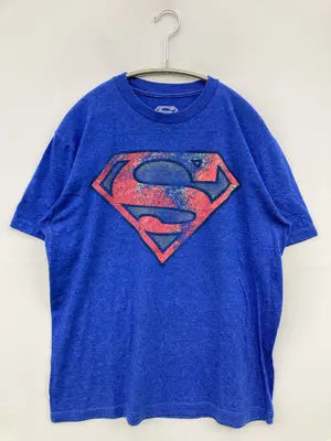 SUPERMAN/Tシャツ/カットソー/トップス/ブルー/M