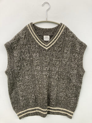 coen/コーエン/ベスト/トップス/グレー/FREE