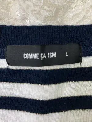 COMME CA ISM/コムサイズム/Tシャツ/カットソー/トップス/ネイビー/L