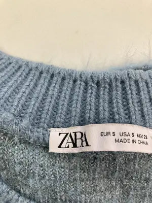 ZARA/ザラ/ニット/セーター/トップス/ブルー/S