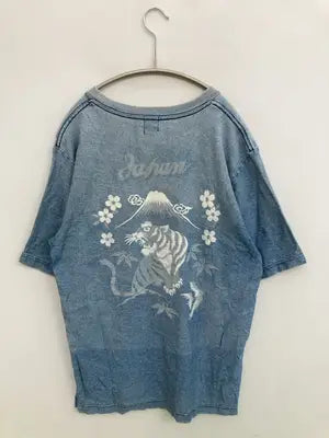 M&S/エムアンドエス/Tシャツ/カットソー/トップス/スカイブルー/L