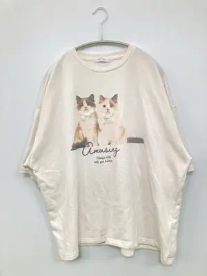 Chip Clip/チップクリップ/Tシャツ/カットソー/トップス/アイボリー/L