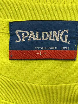SPALDING/スポルディング/Tシャツ/カットソー/トップス/イエロー/L