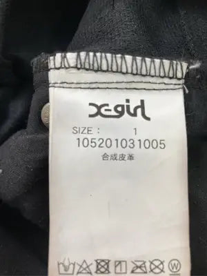 X-GIRL/エックスガール/その他パンツ/パンツ/ブラック/1