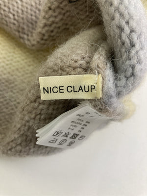 NICE CLAUP/ナイスクラップ/ニット/セーター/トップス/イエロー/F