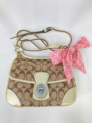 COACH/コーチ/ショルダーバッグ/バッグ/ベージュ