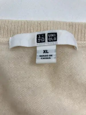 UNIQLO/ユニクロ/ニット/セーター/トップス/アイボリー/XL