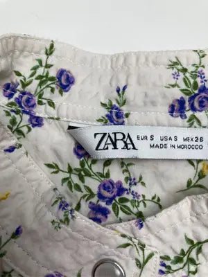 ZARA/ザラ/シャツ/ブラウス/トップス/ホワイト/EUR S