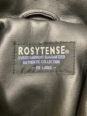 ROSYTENSE/レザージャケット/ジャケット/アウター/ブラック/L