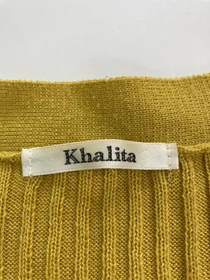 KHALITA/ハリータ/カーディガン/ボレロ/トップス/イエロー/L