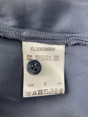 Ellno Loset/エルノロゼット/シャツワンピース/ワンピース/ドレス/ネイビー/S
