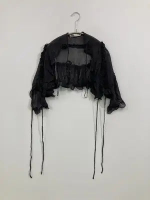 ZARA/ザラ/カーディガン/ボレロ/トップス/ブラック/EUR S/USA S/MEX 26