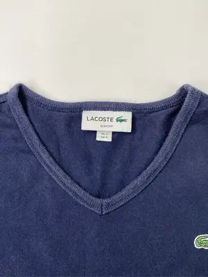 LACOSTE/ラコステ/Tシャツ/カットソー/トップス/ネイビー/US S