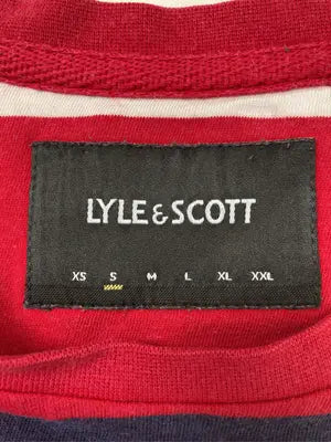 LYLE&SCOTT/ライルアンドスコット/Tシャツ/カットソー/トップス/レッド/S