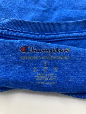 Champion/チャンピオン/Tシャツ/カットソー/トップス/ブルー/S