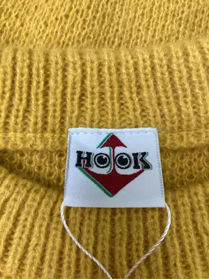 HOOK/フック/ニット/セーター/トップス/イエロー/2XL