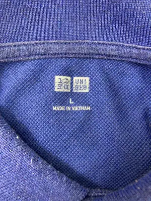 UNIQLO/ユニクロ/ポロシャツ/トップス/ブルー/L