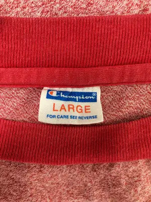 Champion/チャンピオン/Tシャツ/カットソー/トップス/レッド/LARGE