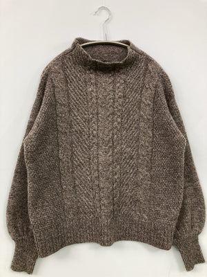 Zof Zampa/ニット/セーター/トップス/ブラウン/M