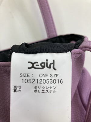 X-GIRL/エックスガール/ショルダーバッグ/バッグ/パープル/ONE SIZE