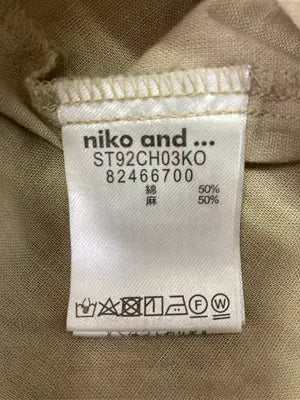 niko and .../ニコアンド/ワンピース/ワンピース/ドレス/ベージュ/3