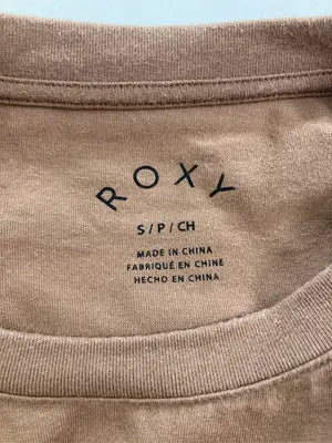 ROXY/ロキシー/Tシャツ/カットソー/トップス/ブラウン/S