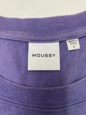 MOUSSY/マウジー/Tシャツ/カットソー/トップス/パープル/F