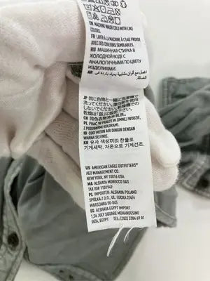 American Eagle Outfitters/アメリカンイーグルアウトフィッターズ/シャツワンピース/ワンピース/ドレス/グリーン/US XS