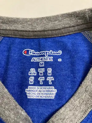 Champion/チャンピオン/Tシャツ/カットソー/トップス/ブルー/L
