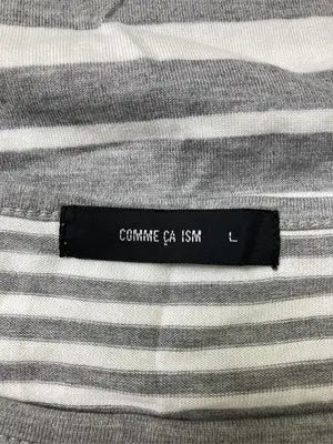 COMME CA ISM/コムサイズム/Tシャツ/カットソー/トップス/グレー/L