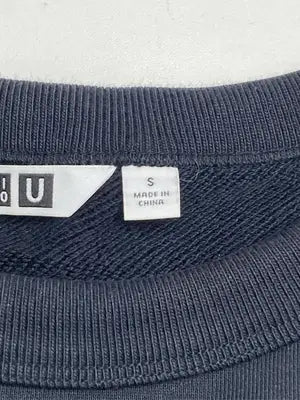 UNIQLO U/ユニクロユー/スウェット/トップス/ブラック/S
