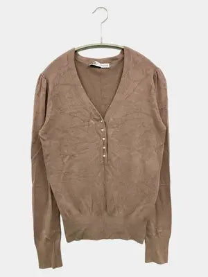 ZARA/ザラ/ニット/セーター/トップス/ブラウン/USA M