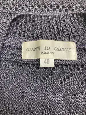 GIANNI LO GIUDICE/ニット/セーター/トップス/ネイビー/40
