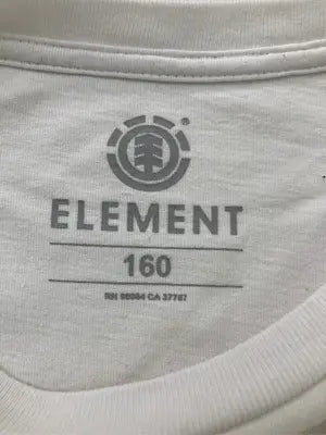 ELEMENT/エレメント/Tシャツ/カットソー/トップス/ホワイト/160