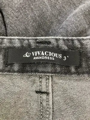 avandress/デニムパンツ/パンツ/グレー/3