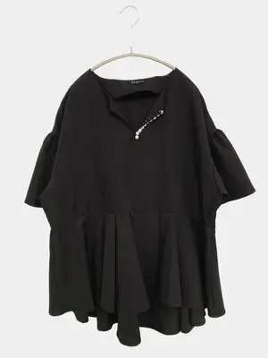 La-gemme/ラジェム/Tシャツ/カットソー/トップス/ブラック