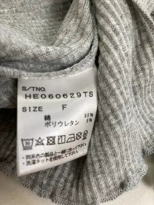 Heather/ヘザー/Tシャツ/カットソー/トップス/グレー/F
