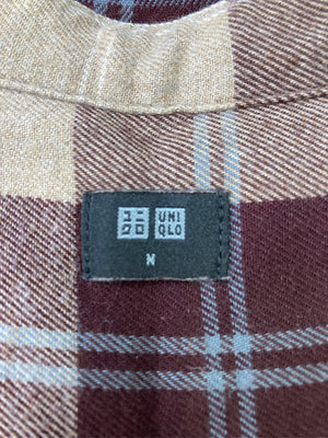 UNIQLO/ユニクロ/シャツワンピース/ワンピース/ドレス/ブラウン/M