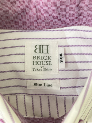 BRICK HOUSE/ブリックハウス/ビジネスシャツ/トップス/パープル/S-84